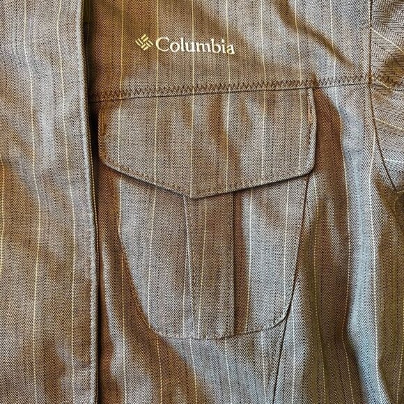 Columbia Brown Omni-Tech Waterproof Hooded Ski Jacket Women's Size S - Picture 4 of 13